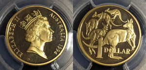 1994 Proof One Dollar $1 Australia PCGS PR69DCAM FDC UNC #2496