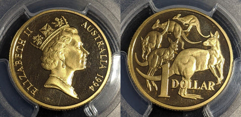 1994 Proof One Dollar $1 Australia PCGS PR69DCAM FDC UNC #2496