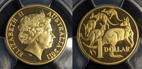 2011 Proof One Dollar $1 Australia PCGS PR69DCAM FDC UNC #2501