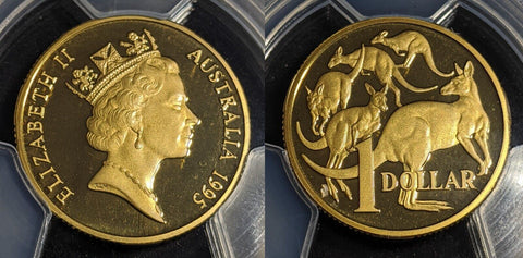 1995 Proof One Dollar $1 Australia PCGS PR69DCAM FDC UNC #2508