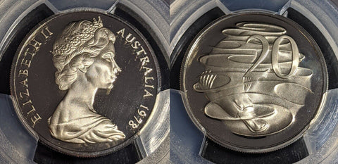 1978 Proof Twenty Cent 20c Australia PCGS PR69DCAM FDC UNC #2511