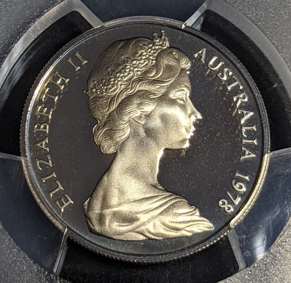 1978 Proof Ten Cent 10c Australia PCGS PR69DCAM FDC UNC #2512