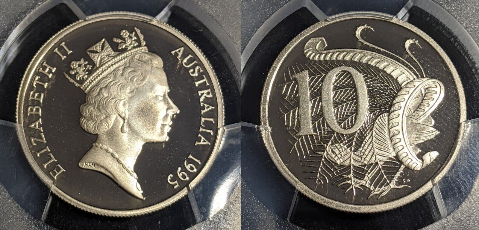 2007 Proof Ten Cent 10c Australia PCGS PR69DCAM FDC UNC #2514