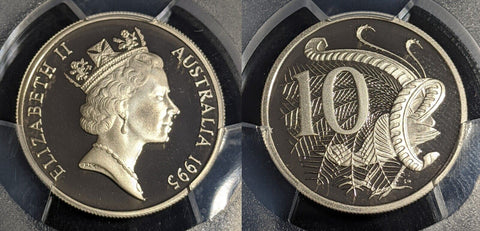 2007 Proof Ten Cent 10c Australia PCGS PR69DCAM FDC UNC #2514
