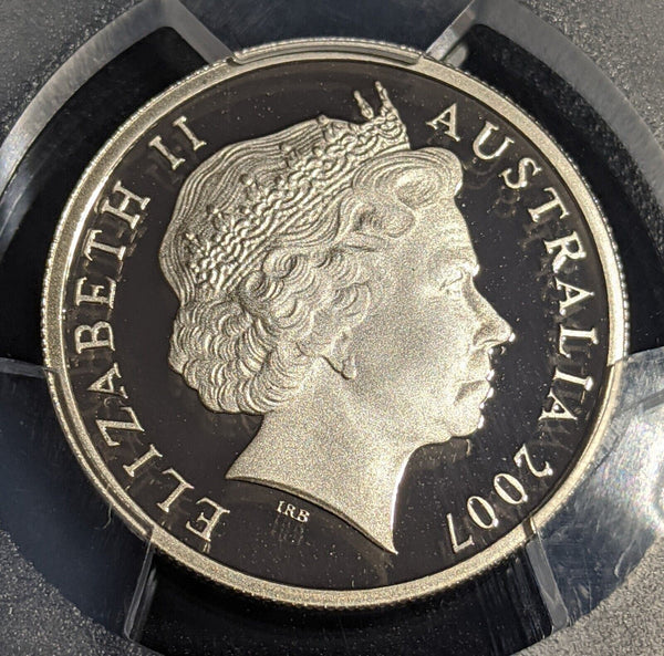 2007 Proof Ten Cent 10c Australia PCGS PR69DCAM FDC UNC #2514