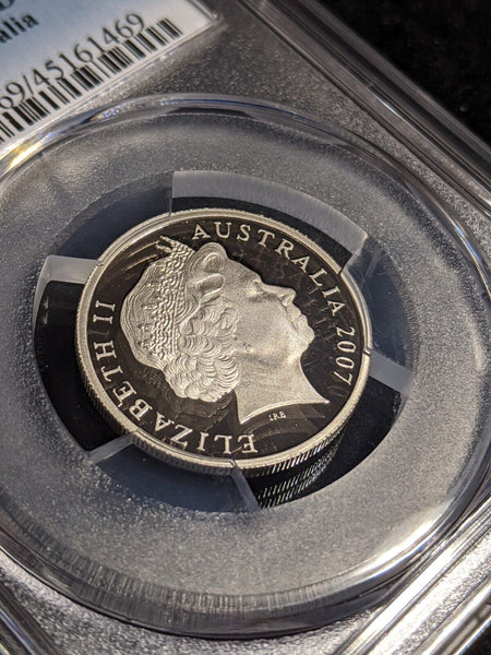 2007 Proof Ten Cent 10c Australia PCGS PR69DCAM FDC UNC #2514