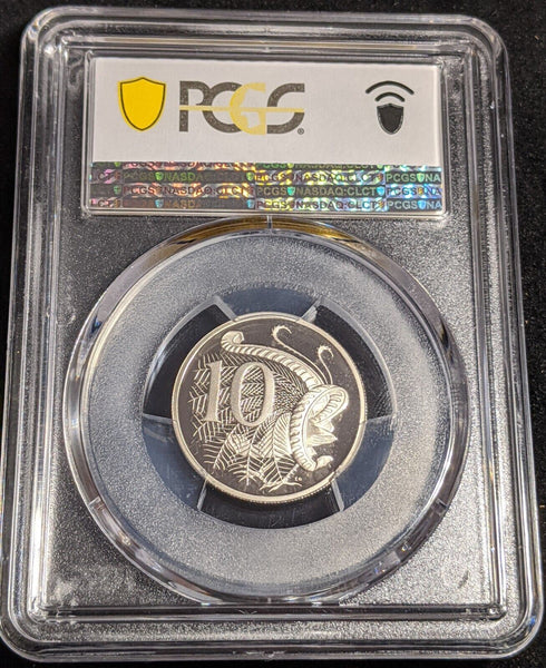 2007 Proof Ten Cent 10c Australia PCGS PR69DCAM FDC UNC #2514