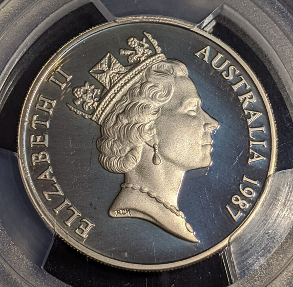 1987 Proof Twenty Cent 20c Australia PCGS PR68DCAM FDC UNC #2518