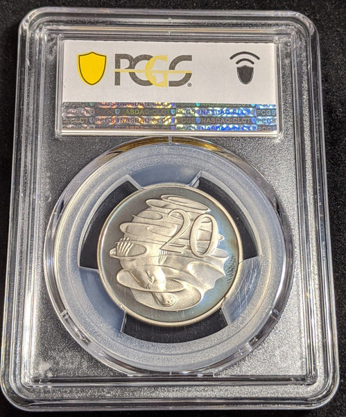 1987 Proof Twenty Cent 20c Australia PCGS PR68DCAM FDC UNC #2518