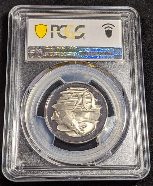 1977 Proof Twenty Cent 20c Australia PCGS PR69DCAM FDC UNC #2522