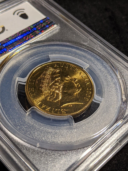 2000 One Dollar $1 Victoria Cross Australia PCGS MS68 FDC GEM UNC #2529