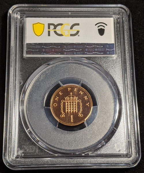 Great Britain 1990 Proof One Pence 1P S-B3 PCGS PR69RD DCAM FDC UNC #2534