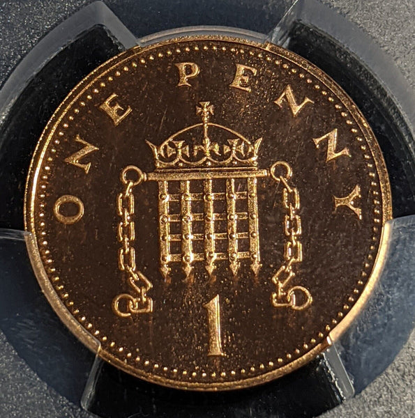 Great Britain 1990 Proof One Pence 1P S-B3 PCGS PR69RD DCAM FDC UNC #2534