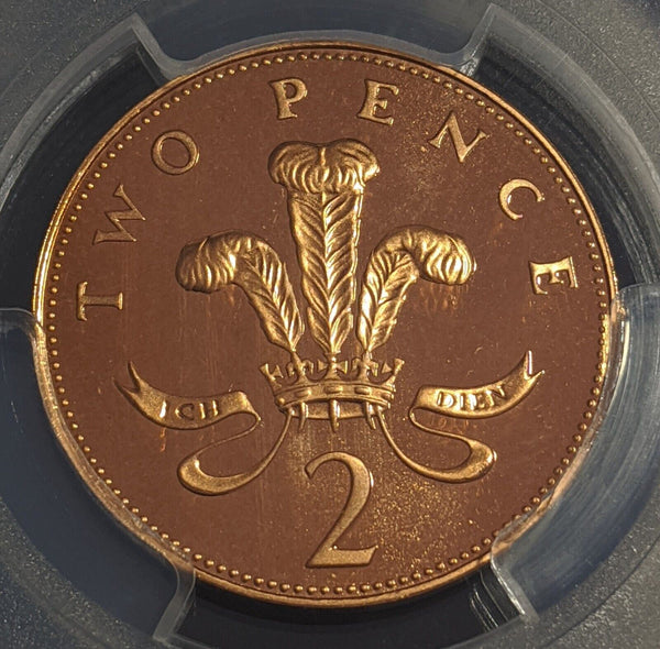 Great Britain 1989 Proof Two Pence 2p S-C3 PCGS PR68DCAM FDC UNC #2537