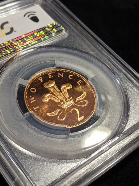 Great Britain 1989 Proof Two Pence 2p S-C3 PCGS PR68DCAM FDC UNC #2537