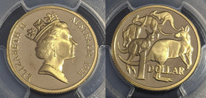 1991 Proof One Dollar $1 Australia PCGS PR70DCAM FDC UNC #2539