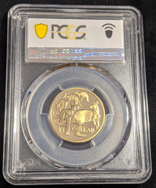 1991 Proof One Dollar $1 Australia PCGS PR70DCAM FDC UNC #2539