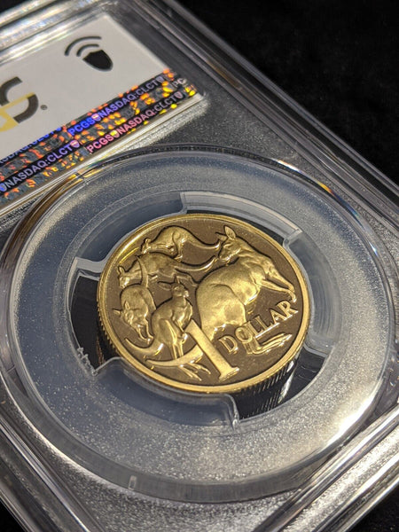 1991 Proof One Dollar $1 Australia PCGS PR70DCAM FDC UNC #2539