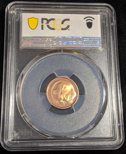1983 Proof One Cent 1c Australia PCGS PR69DCAM FDC UNC #2541