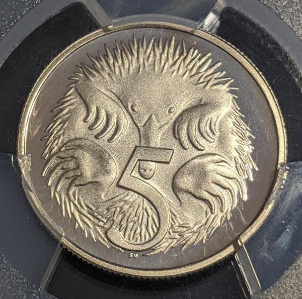 1981 Proof Five Cent 5c Australia PCGS PR68DCAM FDC UNC #2546