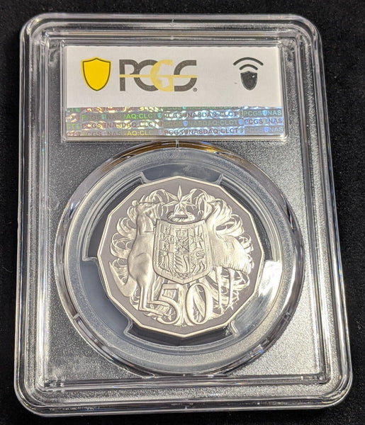 2007 Proof Fifty Cent 50c Australia PCGS PR70DCAM FDC UNC #2557