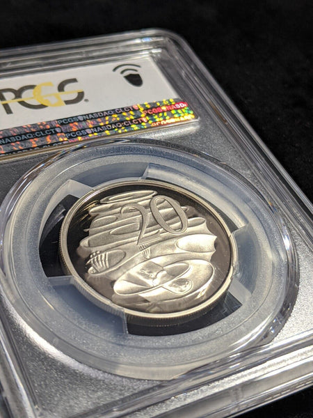 1983 Proof Twenty Cent 20c Australia PCGS PR69DCAM FDC UNC #2562