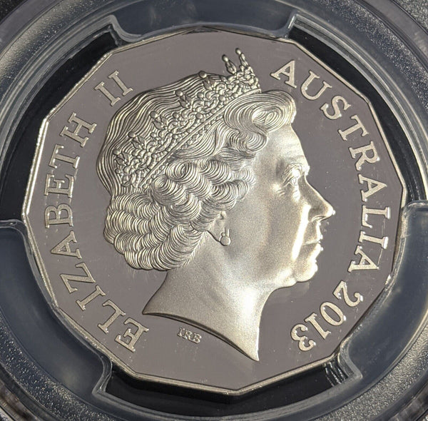 2013 Proof Fifty Cent 50c Australia PCGS PR70DCAM FDC UNC #2561