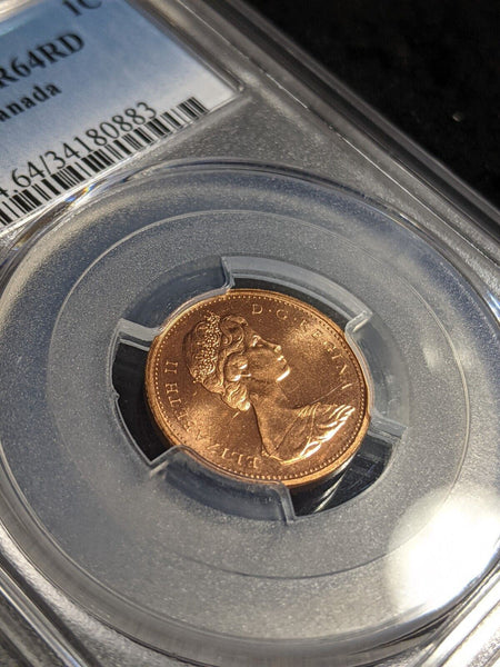 Canada Proof 1967 One Cent 1c PCGS PR64RD GEM UNC KM# 65 #2589