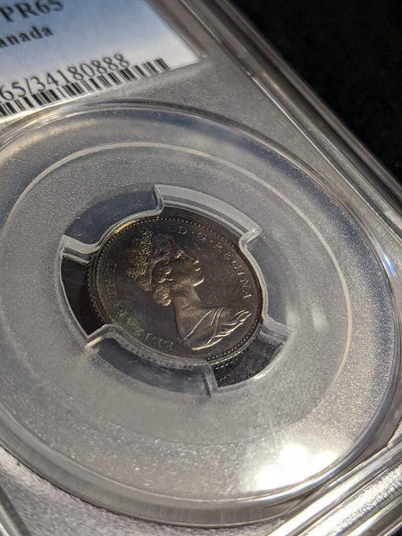 Canada Proof 1967 Ten Cent 10c PCGS PR65 GEM UNC KM# 67 #2593