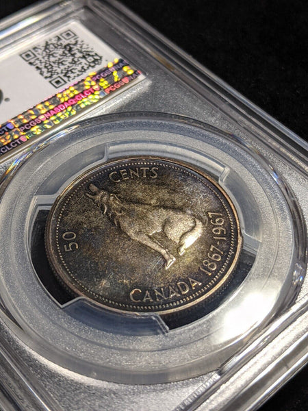 Canada Proof 1967 Fifty Cent 50c PCGS PR66 GEM UNC KM# 69 #2599