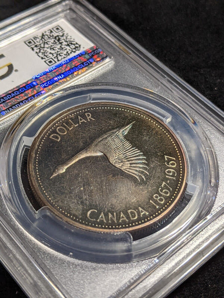 Canada Proof 1967 One Dollar $1 PCGS PR65 GEM UNC KM# 70 #2602