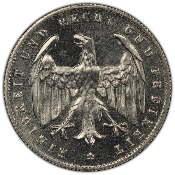 Germany Weimar Republic Proof 1923 D 500 Mark KM# 36 PCGS PR64 GEM UNC #2605