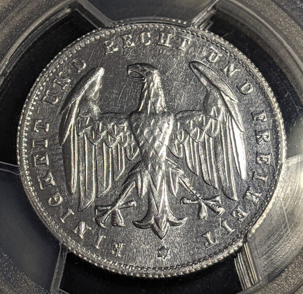 Germany Weimar Republic Proof 1923 D 500 Mark KM# 36 PCGS PR64 GEM UNC #2605