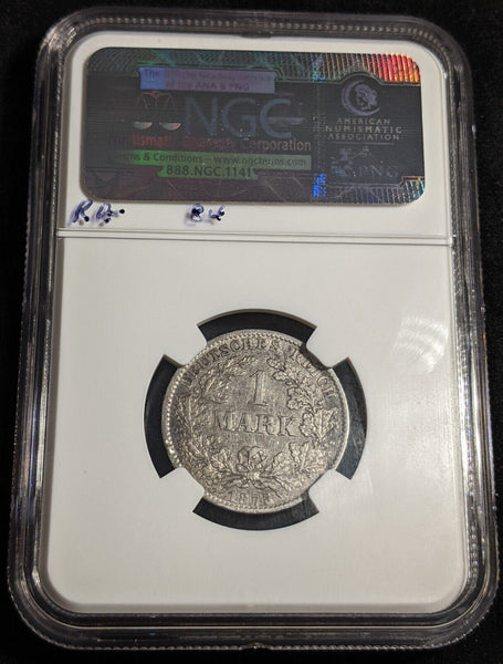 Germany 1875B Empire Mark NGC AU50 aUNC KM# 7 #2612