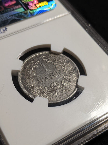Germany 1875B Empire Mark NGC AU50 aUNC KM# 7 #2612