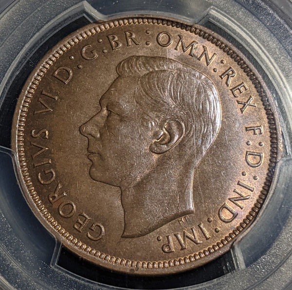 Great Britain 1940 Penny 1D PCGS MS64BN GEM UNC KM# 845 Sp# 4114 #2616