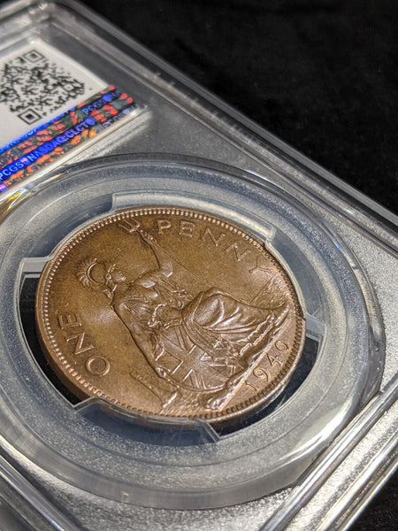 Great Britain 1940 Penny 1D PCGS MS64BN GEM UNC KM# 845 Sp# 4114 #2616