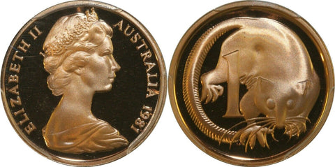 1981 Proof One Cent 1c Australia PCGS PR68DCAM FDC UNC #2618
