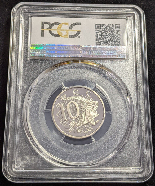 1981 Proof Ten Cent 10c Australia PCGS PR68DCAM FDC UNC #2621