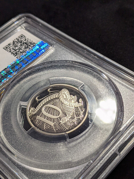 1981 Proof Ten Cent 10c Australia PCGS PR68DCAM FDC UNC #2621