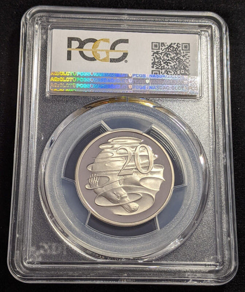 1981 Proof Twenty Cent 20c Australia PCGS PR68DCAM FDC UNC #2623
