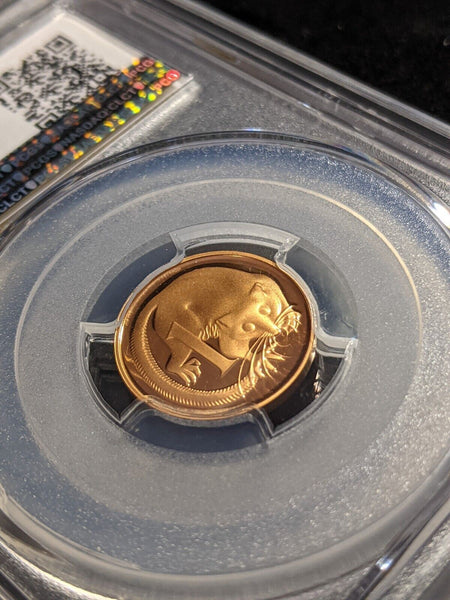 1982 Proof One Cent 1c Australia PCGS PR68DCAM FDC UNC #2627