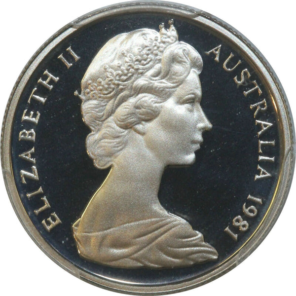 1981 Proof Five Cent 5c Australia PCGS PR68DCAM FDC UNC #2620
