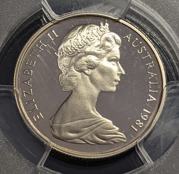1981 Proof Five Cent 5c Australia PCGS PR68DCAM FDC UNC #2620