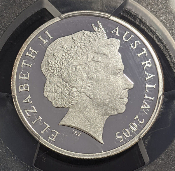 2005 Proof Silver Ten Cent 10c Australia PCGS PR69DCAM FDC UNC #2631