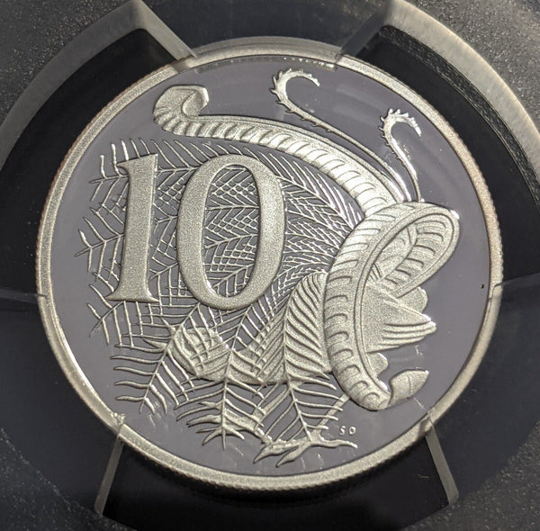 2005 Proof Silver Ten Cent 10c Australia PCGS PR69DCAM FDC UNC #2631