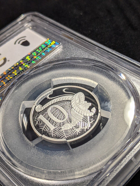 2005 Proof Silver Ten Cent 10c Australia PCGS PR69DCAM FDC UNC #2631