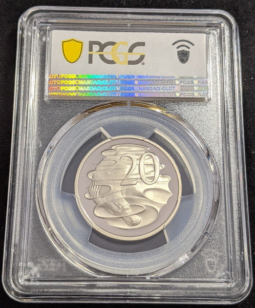 1993 Proof Twenty Cent 20c Australia PCGS PR69DCAM FDC UNC #2632