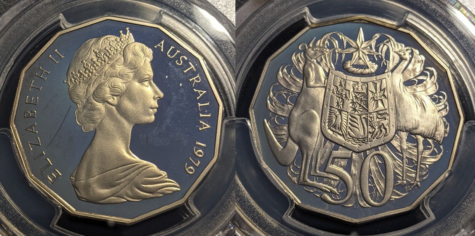 1979 Proof Fifty Cent 50c Australia PCGS PR68DCAM FDC UNC #2639