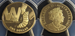 2021 Proof One Dollar $1 W- Witchetty Grub PCGS PR70DCAM FDC UNC #2692
